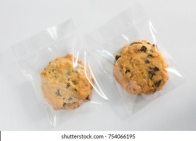 Cookie In Plastic Wrap Packaging.