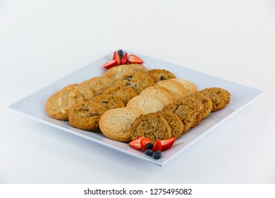 Cookie Platter On White Plate