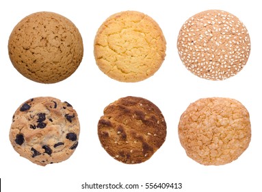 Cookie Set Isolated On A White Background