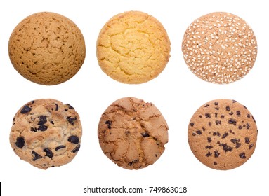 Cookie Set Isolated On A White Background