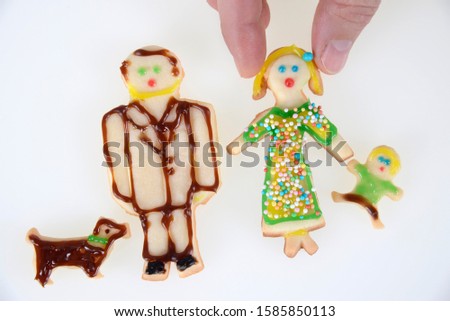 Similar – Image, Stock Photo cookie baker (2) Cookie