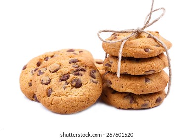 Cookies Isolated On A White Background.