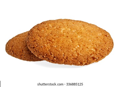 Cookies On A White Background