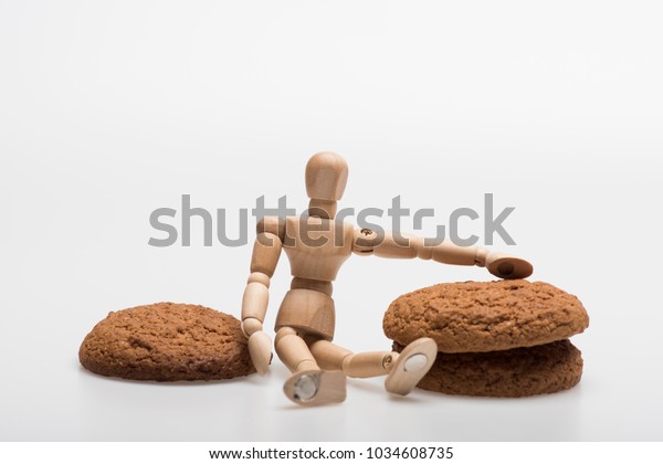 wooden toy biscuits