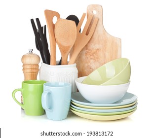 Cooking Equipment Isolated On White Background Stock Photo 193813172 ...