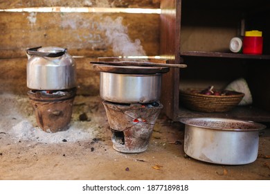 Cooking equipment in Uganda, Africa