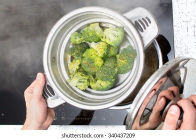 Cooking Healthy Food Using Steam Pot