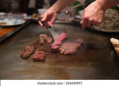 Cooking Kobe Beef Steak