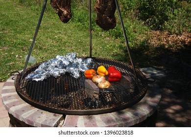 Cooking Over A Fire Pit Images Stock Photos Vectors Shutterstock