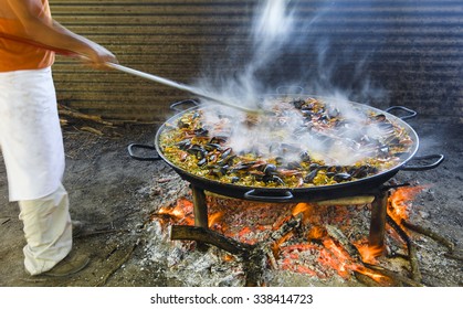 Cooking Paella