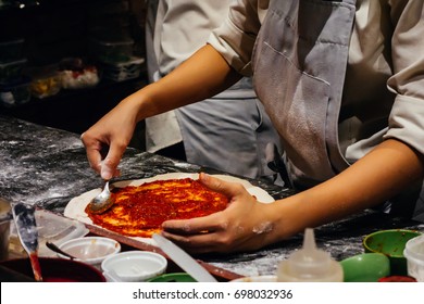 Cooking Pizza, Italian Food