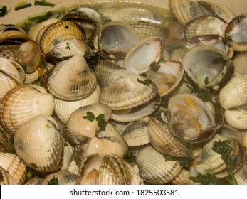 Cooking Shells In Simmering Water