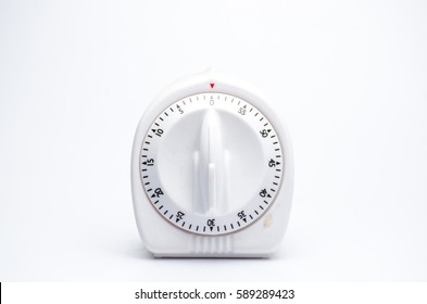 cooking timer kitchen clock alarm on white