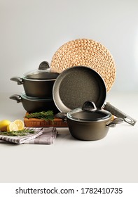 Cookware Set With Pots And Pans.