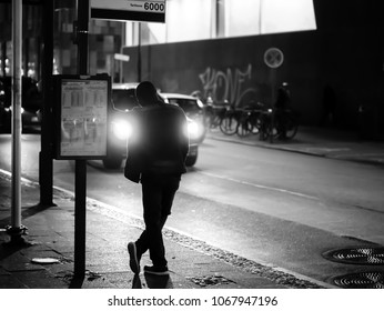 Cool Black Dude Waiting For The Bus