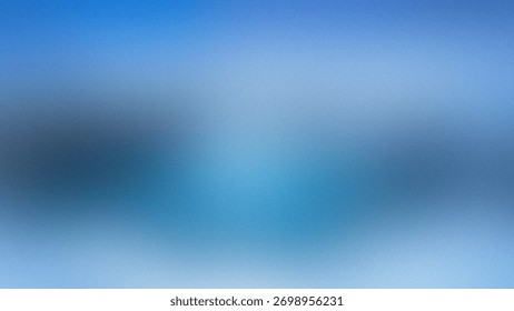 A cool blue gradient background with subtle grain and soft focus creates a calming atmosphere.