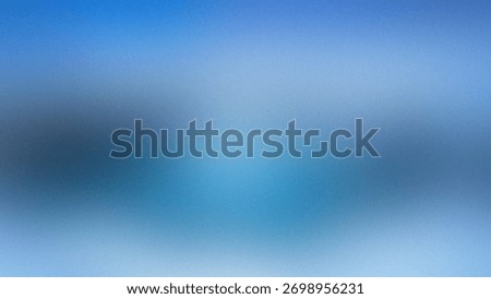 A cool blue gradient background with subtle grain and soft focus creates a calming atmosphere.