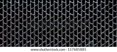 Cool looking crome grill texture.