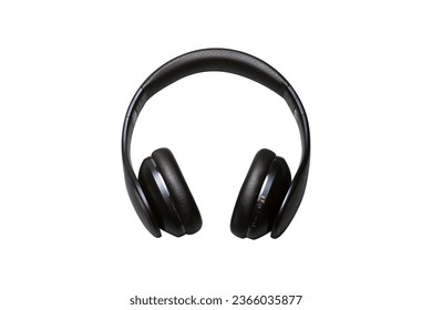 Cool luxury Black headphones png without background