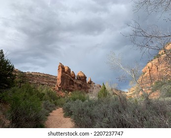 Cool Overcast Rocky Colorado Desert