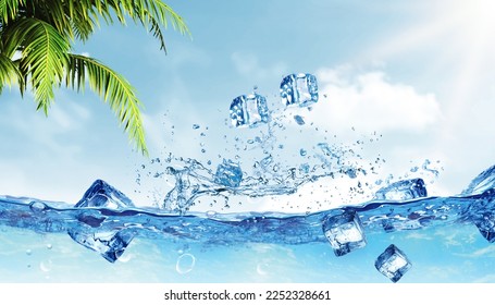 Cool Summer Day Background with sky - Shutterstock ID 2252328661