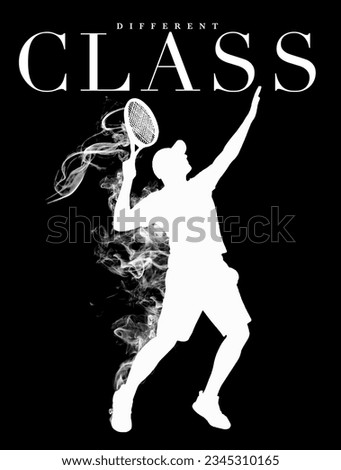 cool tennis graphic for t shirt