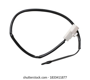 Cooler thermistor air temperature sensor cooler (with clipping path) isolated on white background