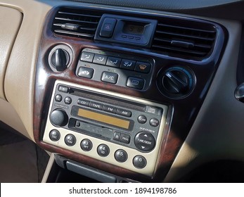 Cooling Control Panel And Old Car Radio