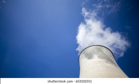 Cooling Towers Of Nuclear Power Plant.