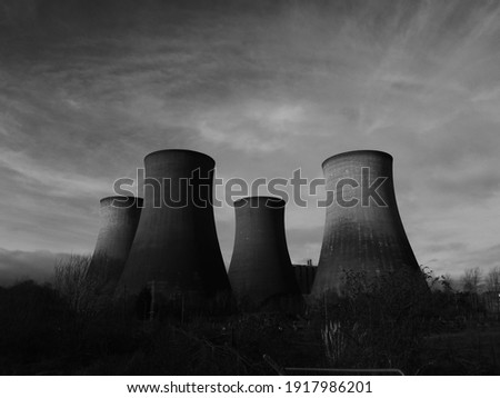 Cooling towers of Power station at Rugeley


