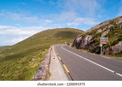 Coomakista Pass On Iveragh Peninsula In County Kerry,Ireland