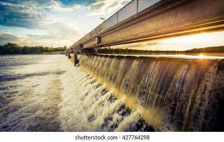 Coon Rapids Dam On The Upper Mississippi River