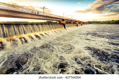 Coon Rapids Dam On The Upper Mississippi River