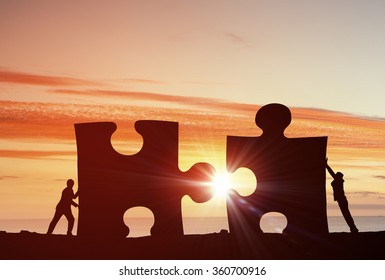 Cooperate for successful work - Shutterstock ID 360700916