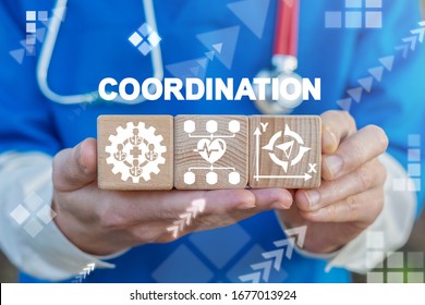 Coordination Medical Concept. Healthcare Group Together Work. Medicine Organization.