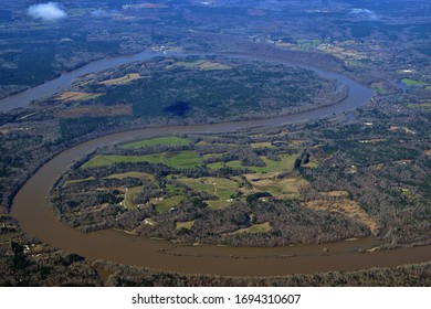 Coosa River Alabama Aerial View 