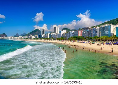 Copacabana Beach Leme Beach Rio De Stock Photo 1476693413 | Shutterstock