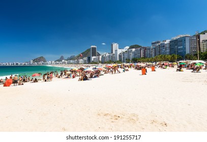 Copacabana Beach In Rio De Janeiro, Brazil