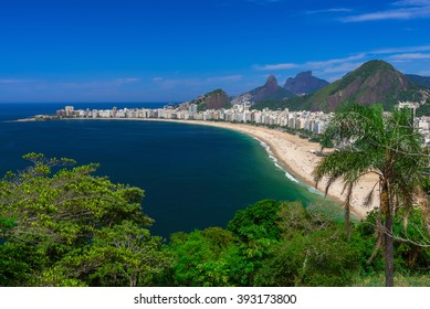 Copacabana Beach In Rio De Janeiro, Brazil