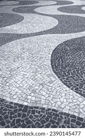 Copacabana Sidewalk Pattern Rio de Janeiro