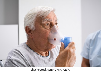 Copd, Medical Fibrosis Or Asthma Sick Patient