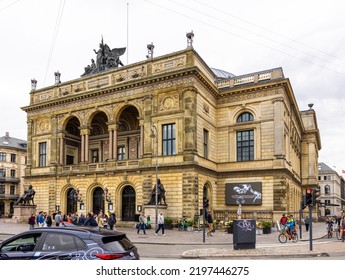 Copenhagen, Denmark - 09.03.2022: The Royal Danish Theatre