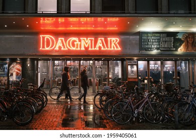 Copenhagen, Denmark 10 April 2020. Dagmar Teatret is a cosy cinema with 5 auditoriums located in the heart of Copenhagen.