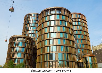 Copenhagen, Denmark - 30 September, 2017: Axel Towers, Designed By Lundgaard And Tranberg