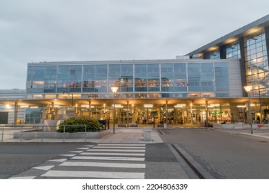 Copenhagen, Denmark - July 27, 2022: Building Of Copenhagen Airport.