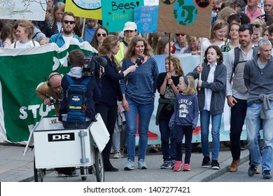 Copenhagen, Denmark Maj 2019 - The People’s Climate March In Copenhagen