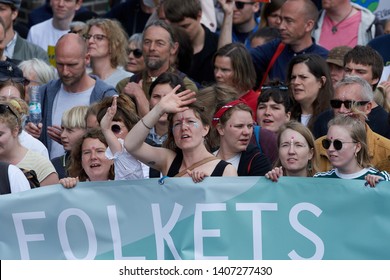 Copenhagen, Denmark Maj 2019 - The People’s Climate March In Copenhagen