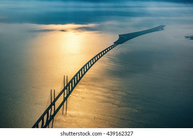 Copenhagen, Denmark - May 19, 2016: Ã?resund Bridge