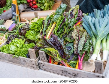 Copenhagen, Denmark - September 26 2021: Annual Organic Products Market In The District Nørrebro In Copenhagen