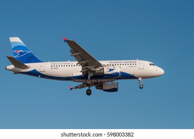 Copenhagen - July 2013: Atlantic Airways Airbus A319